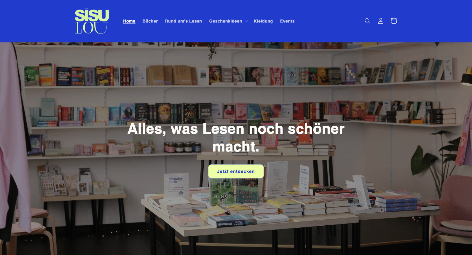 Sisu Lou – Frontpage