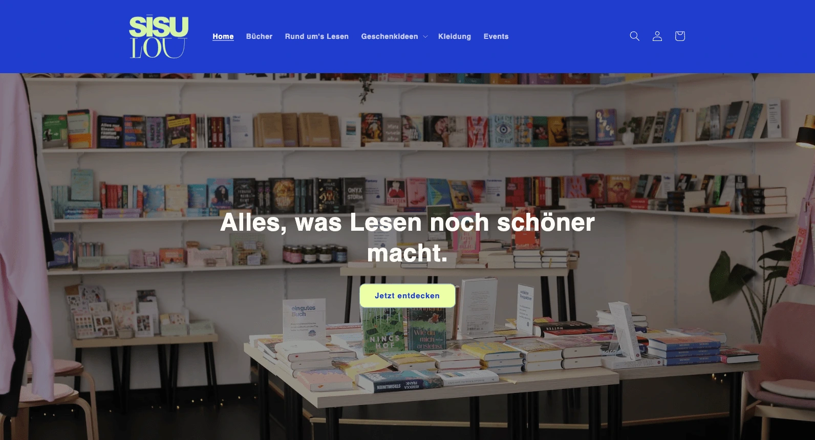 Sisu Lou – Frontpage