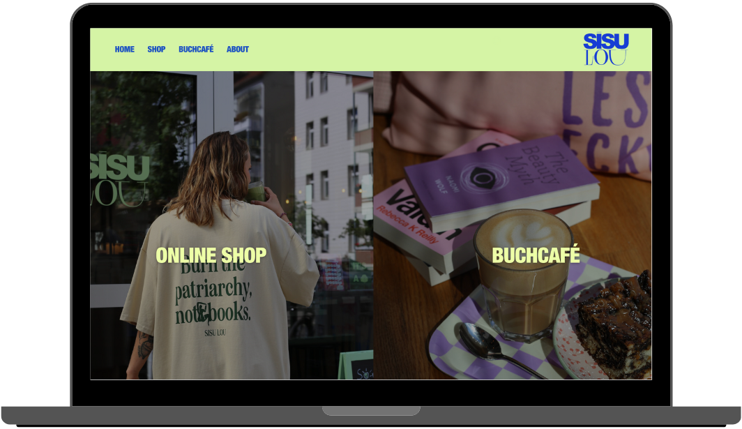 Mockup SisuLou Website